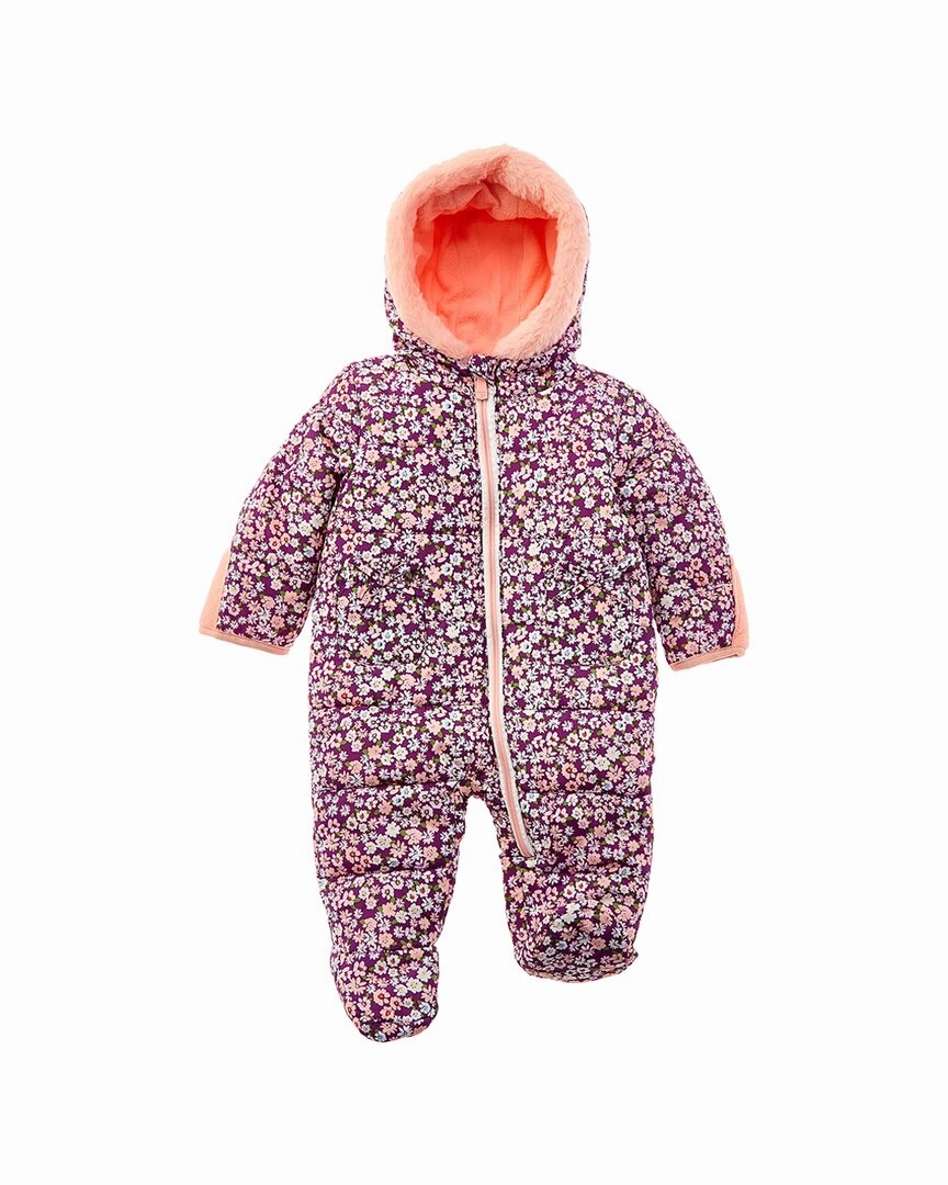 Kensie Ditzy Print Quilted Pram girls trench coats, waterproof jackets girls
