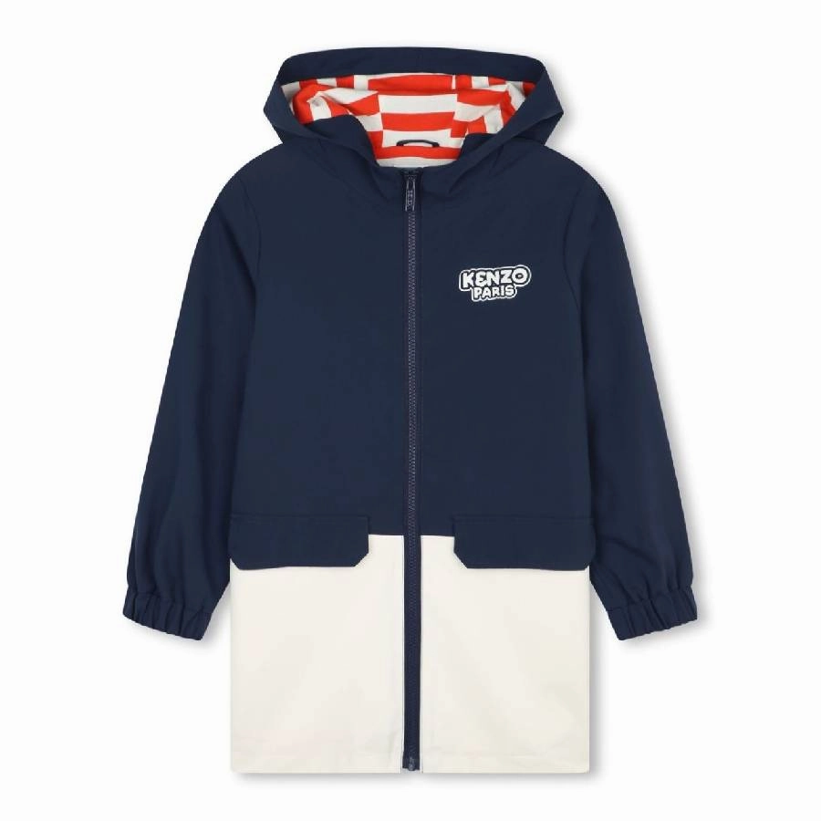 Kenzo Boys Classic Hood Long Sleeve Jacket winter jackets for boys, lightweight puffer boys