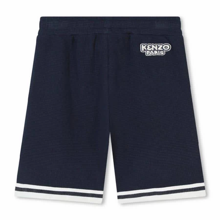 Kenzo Boys Drawstring Logo-Patch Shorts Boys Drawstring Athletic Shorts