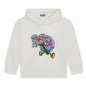 Kenzo Boys Graphic-Print Cotton Hoodie boys cable knit, zip up knitwear boys