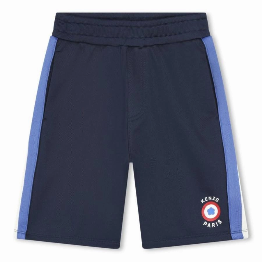 Kenzo Boys Target Logo Bermuda Shorts boys athletic shorts, cargo shorts boys