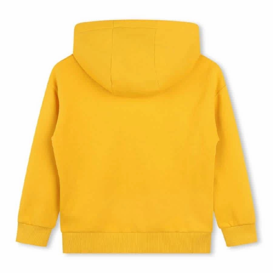 Kenzo Boys Tiger Print Fleece Hooded Sweatshirt Boys Half Zip Pullover