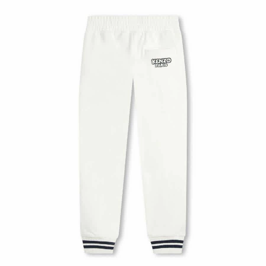 Kenzo Girls Applique Logo Cotton Track Pants Girls Seamless Sportswear