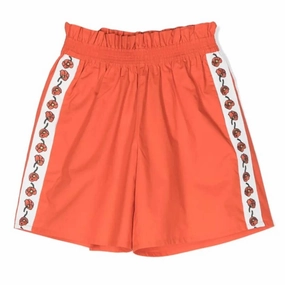 Kenzo Kids Embroidered Elastic Waist Shorts boys athletic shorts, cargo shorts boys
