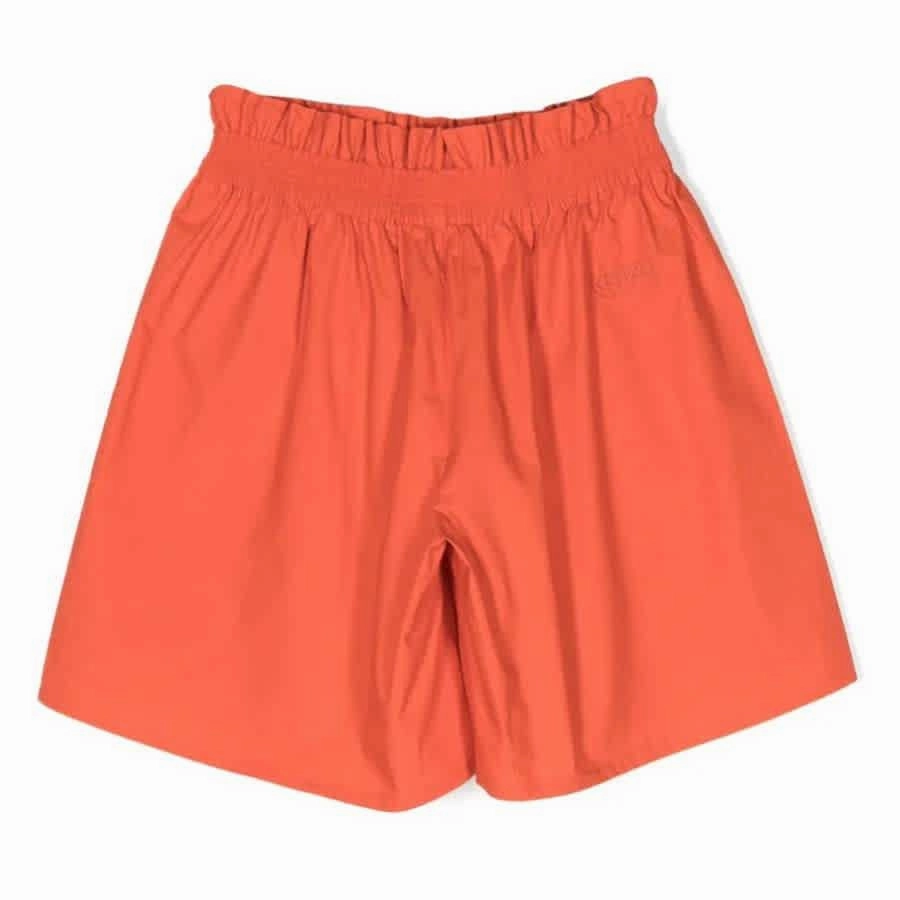 Kenzo Kids Embroidered Elastic Waist Shorts Boys Drawstring Athletic Shorts