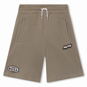 Khaki Green Cotton Shorts boys athletic shorts, cargo shorts boys