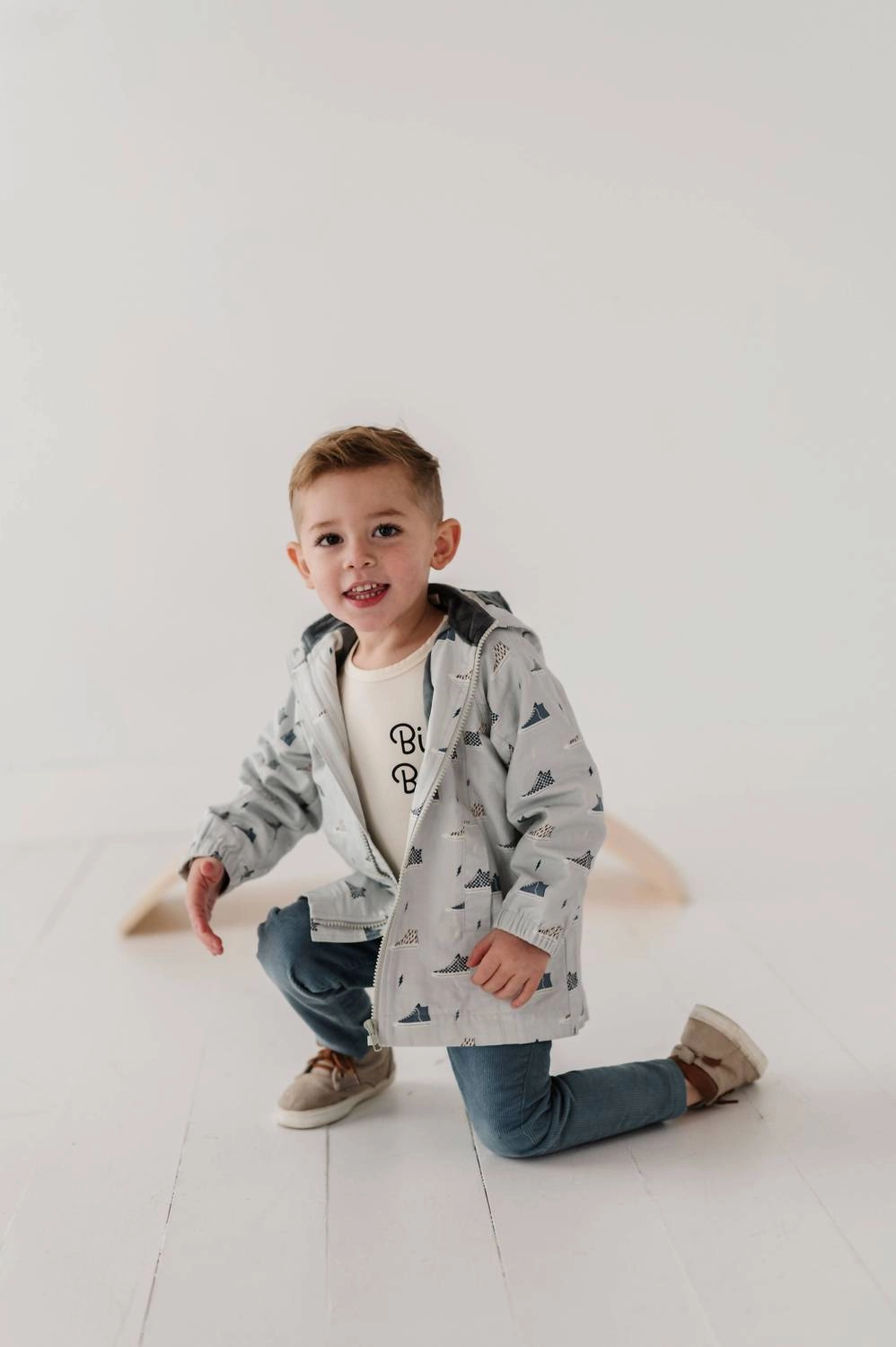 Kid's Boy Cotton Jacket In Sneaker Boys Waterproof Parka