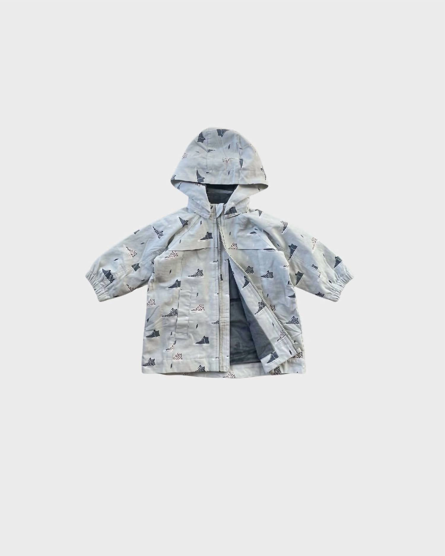 Kid's Boy Cotton Jacket In Sneaker Boys Waterproof Parka