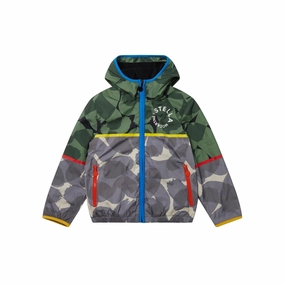 Kid's Brushmark Active Jacket In Grey Multi winter jackets for boys, lightweight puffer boys