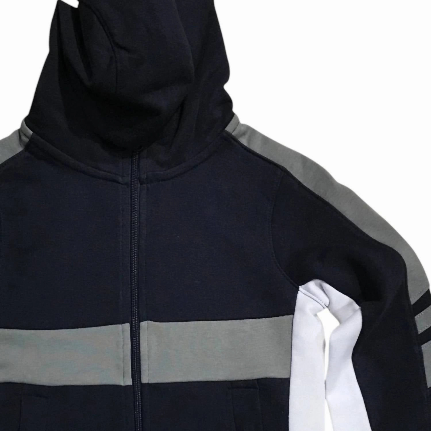 Kid's Jordan Craig Roma Track Hoodie In Navy Boys Henley T Shirt