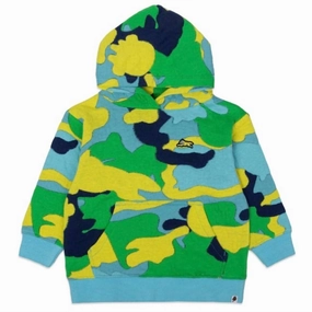 Kid's Pullover Hoodie In Camo graphic tees for boys, polo shirts boys