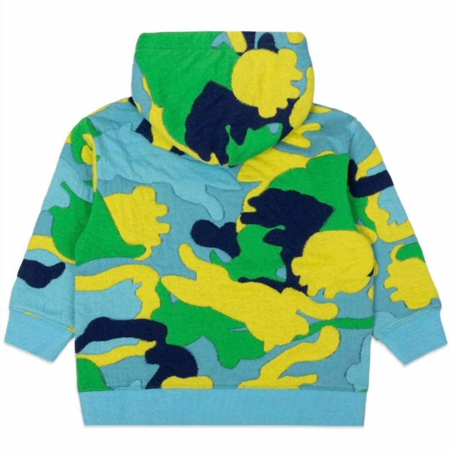Kid's Pullover Hoodie In Camo Boys Henley T Shirt