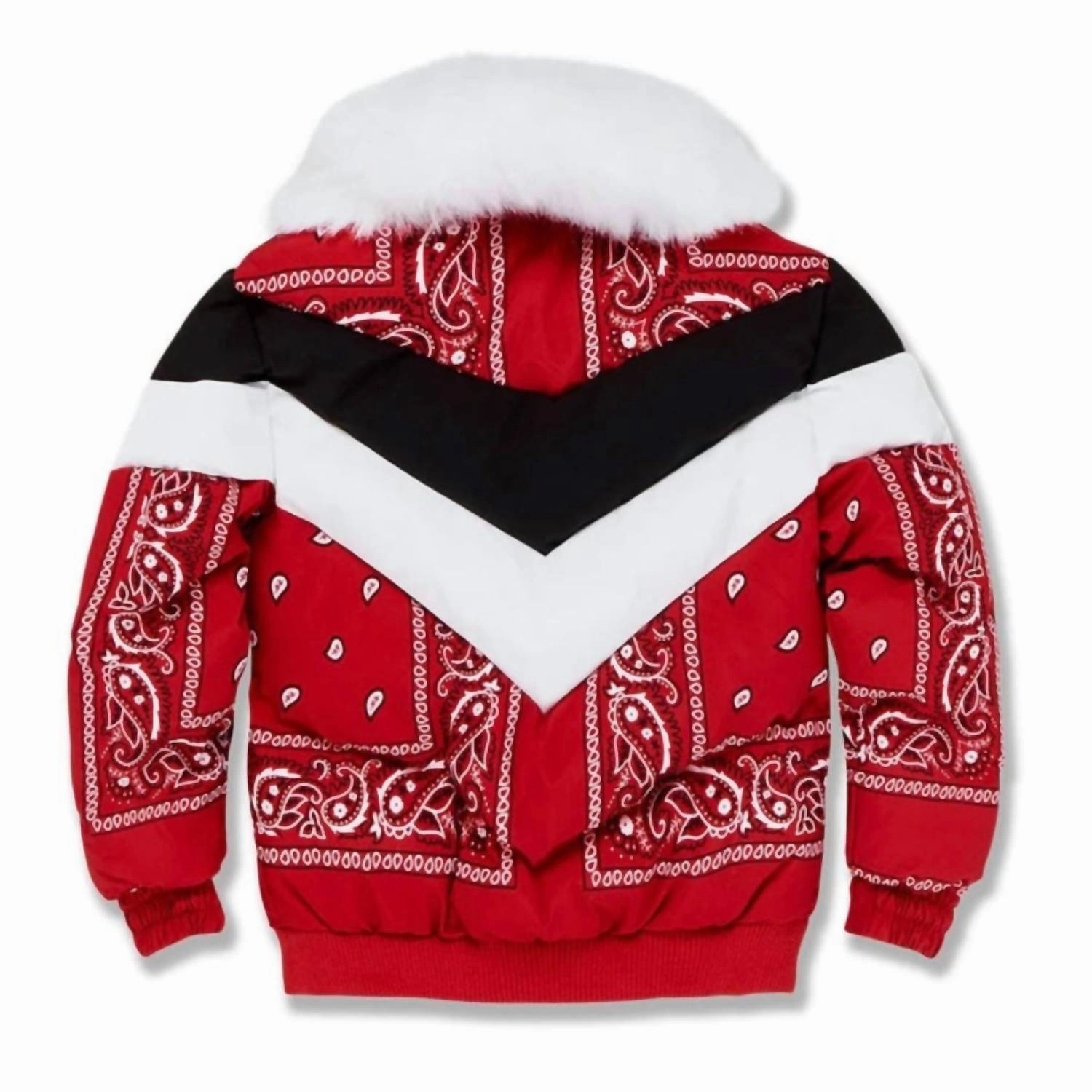 Kid's Represent Bomber Jacket In Red Boys Waterproof Parka