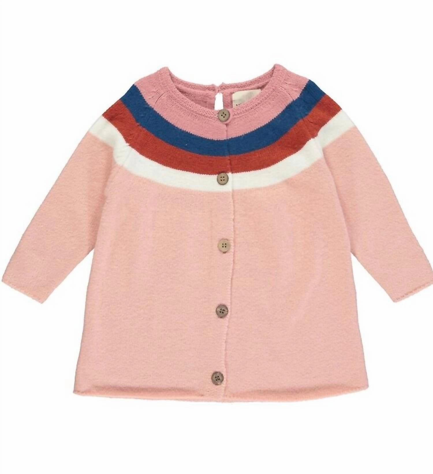 Kid's Tiffany Sweater In Pink ruffle tops girls, long sleeve tees girls