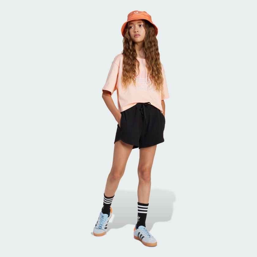 Kids' adidas Ribbed Shorts Kids Girls Seamless Sportswear