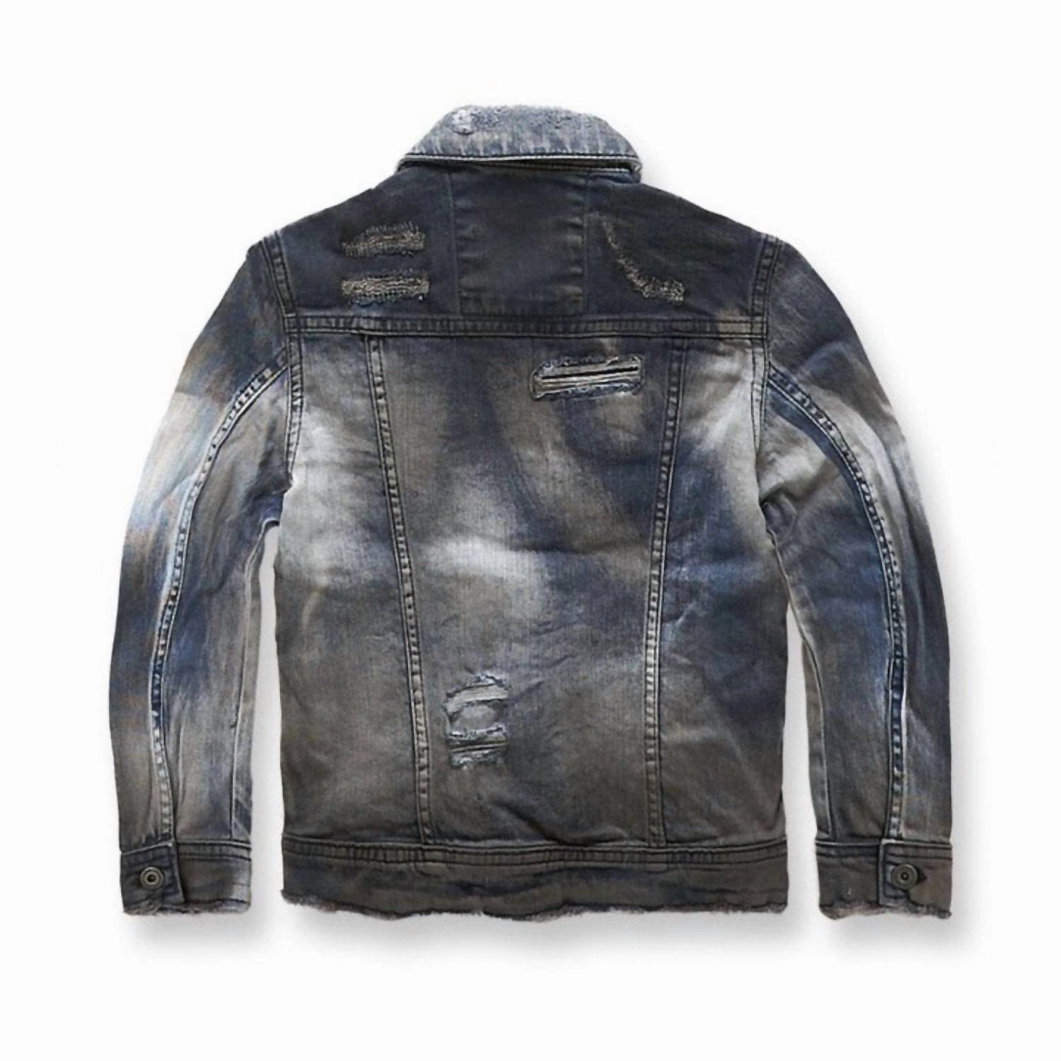 Kids' Sedona Denim Jacket In Aged Wash Boys Waterproof Parka