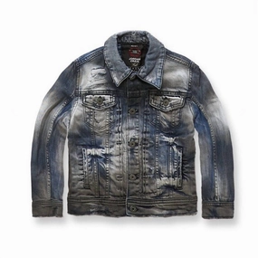 Kids' Sedona Denim Jacket In Aged Wash winter jackets for boys, lightweight puffer boys