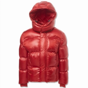 Kids Astoria Bubble Jacket In Red winter jackets for boys, lightweight puffer boys