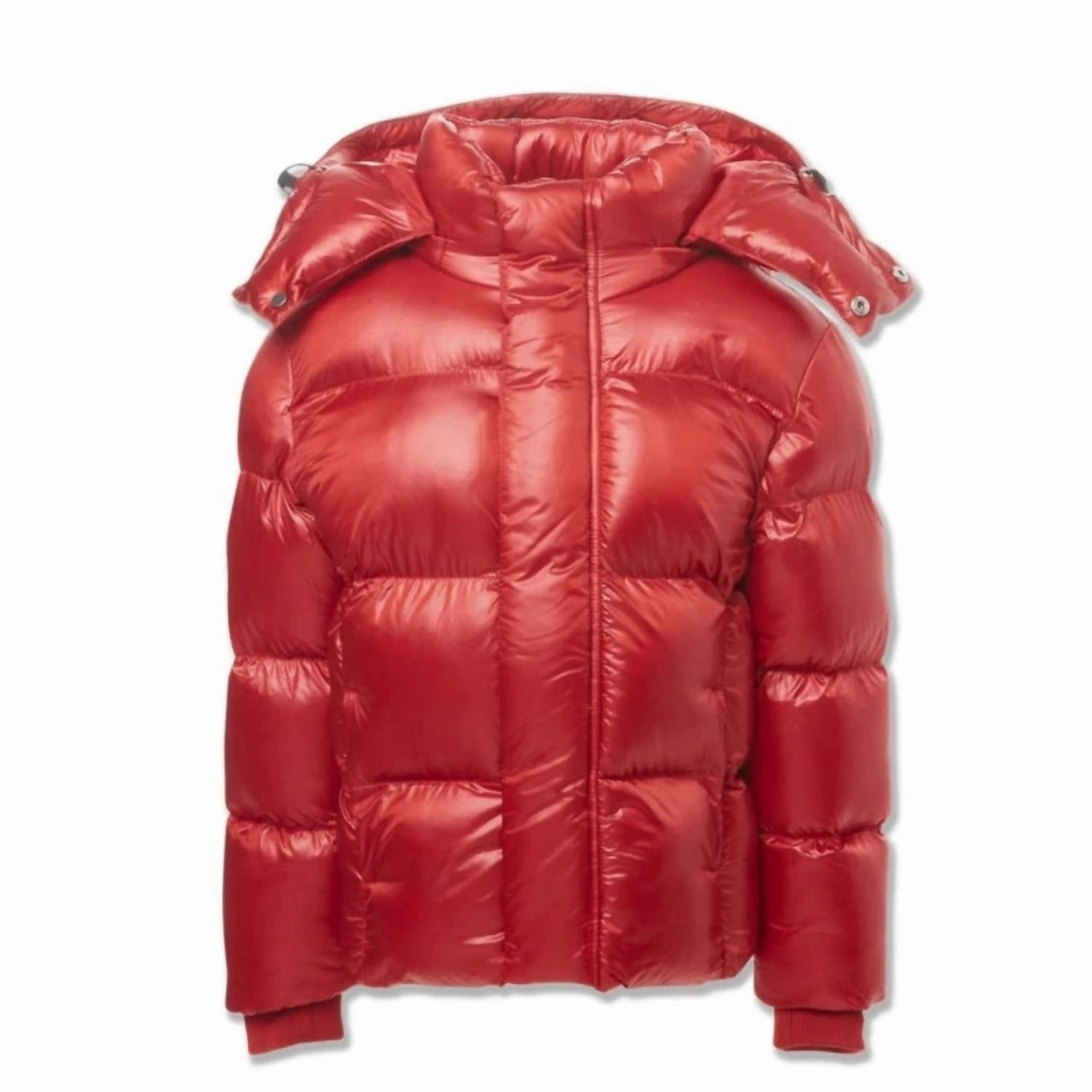 Kids Astoria Bubble Jacket In Red Boys Waterproof Parka