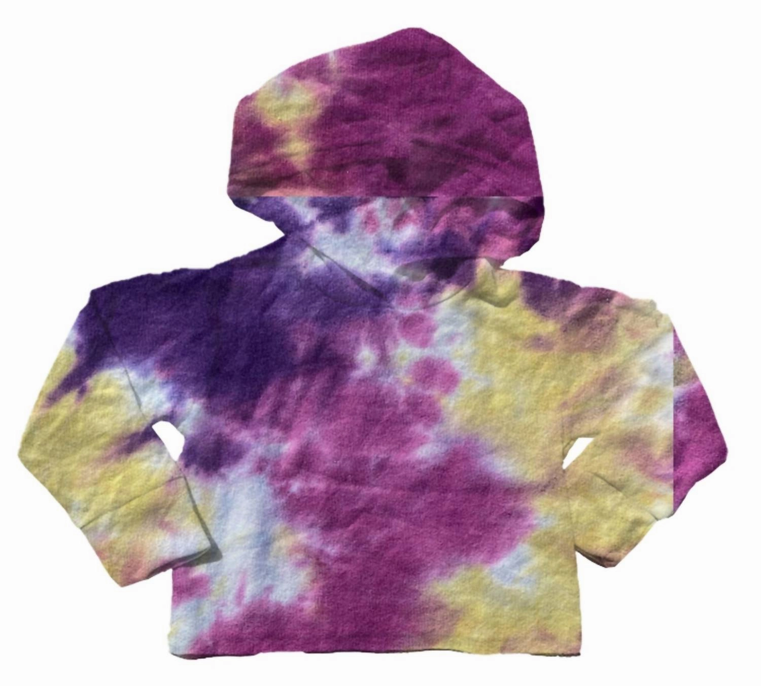 Kids Crop Hoody In Berry Blast Girls Tunic Top