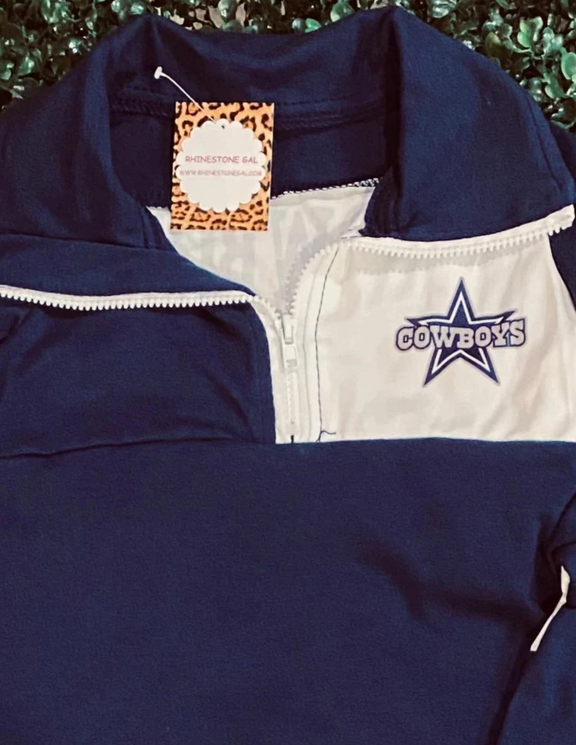 Kids Dallas Cowboys Pullover In Blue Boys Waterproof Parka