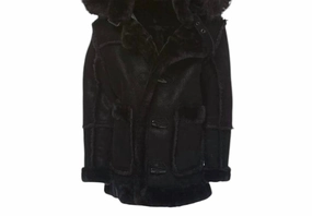 Kids Denali Shearling Jacket In Black winter jackets for boys, lightweight puffer boys