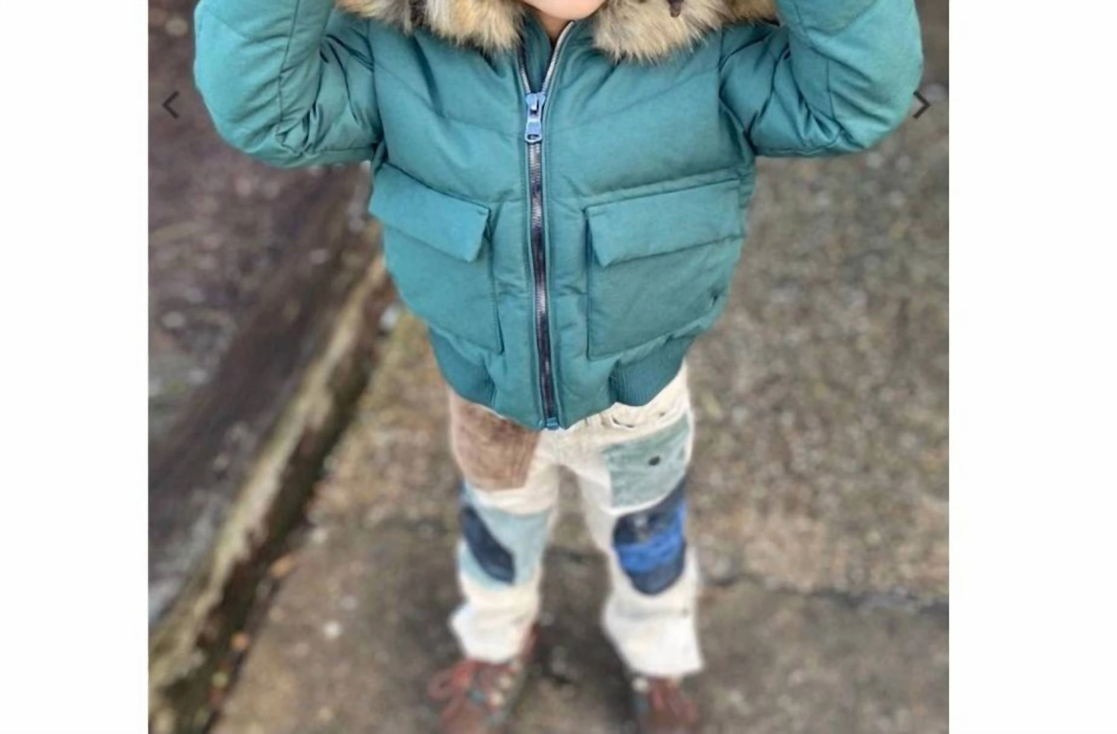 Kids Hollis Bomber Jacket In Army Green Boys Waterproof Parka