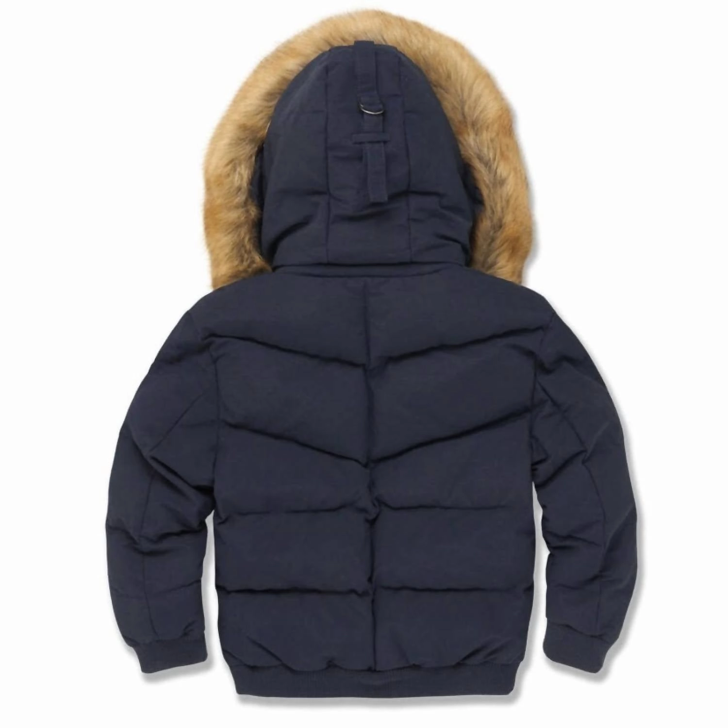 Kids Hollis Bomber Jacket In Navy Boys Waterproof Parka