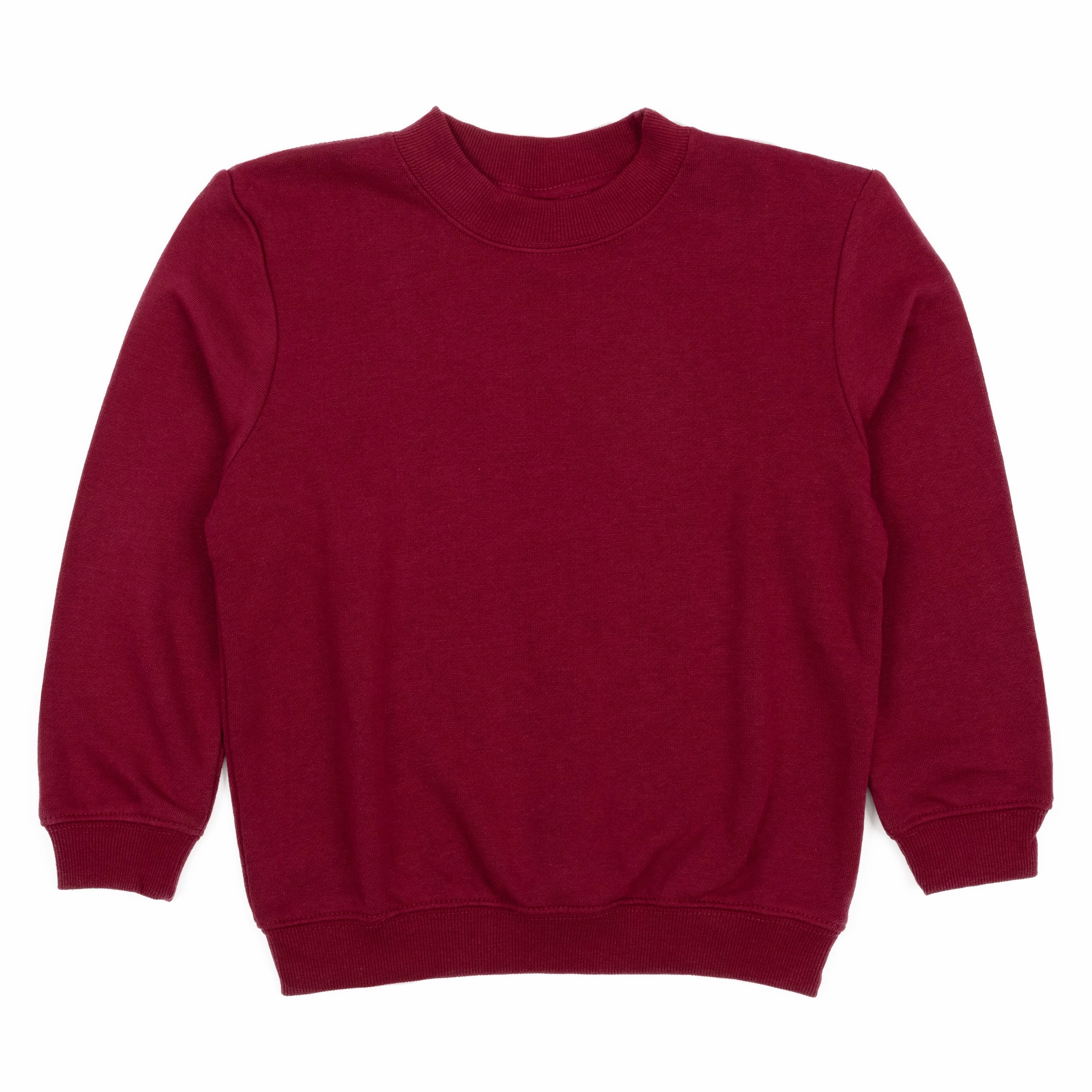 Kids Long Sleeve Sweatshirt Classic Solid Color Boys Half Zip Pullover