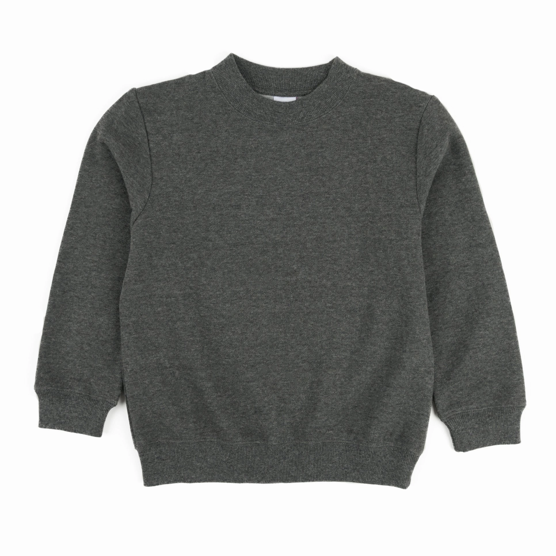 Kids Long Sleeve Sweatshirt Neutral Solid Color boys cable knit, zip up knitwear boys