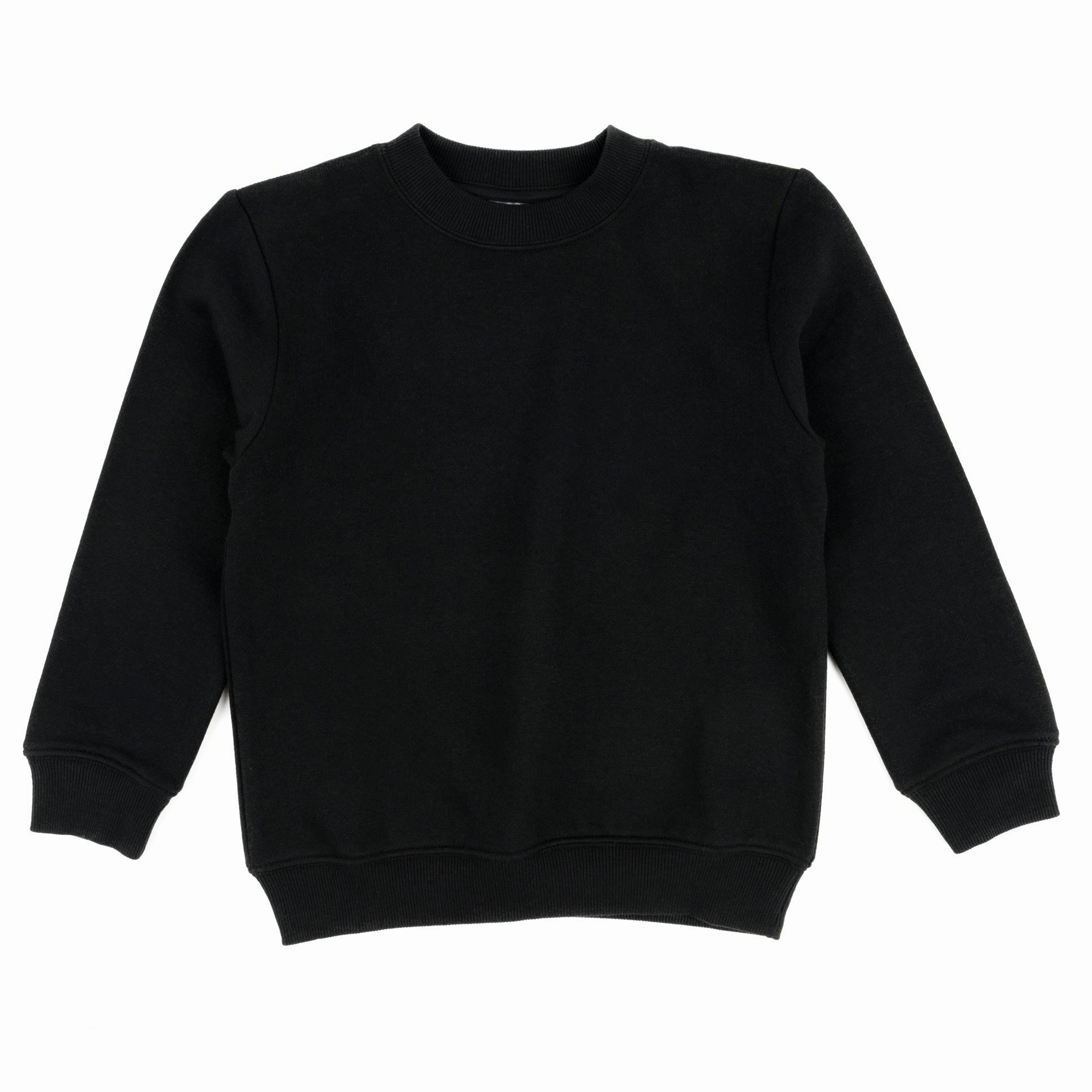 Kids Long Sleeve Sweatshirt Neutral Solid Color Boys Half Zip Pullover