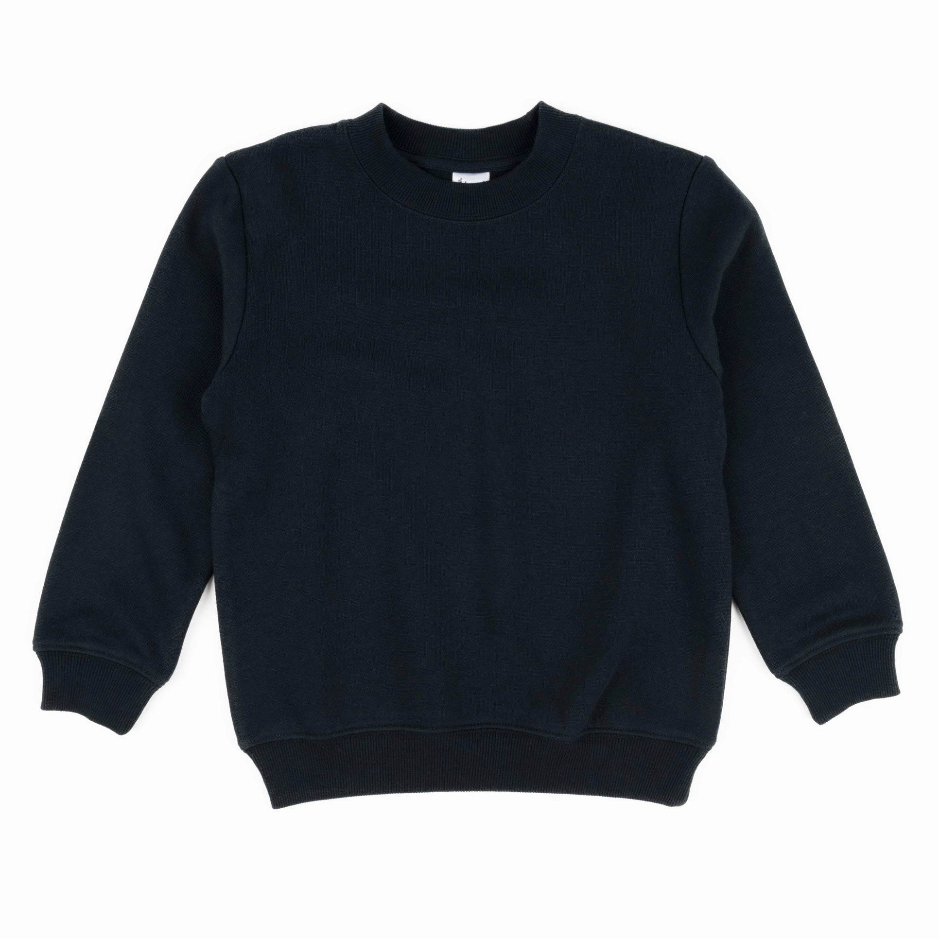 Kids Long Sleeve Sweatshirt Neutral Solid Color Boys Half Zip Pullover