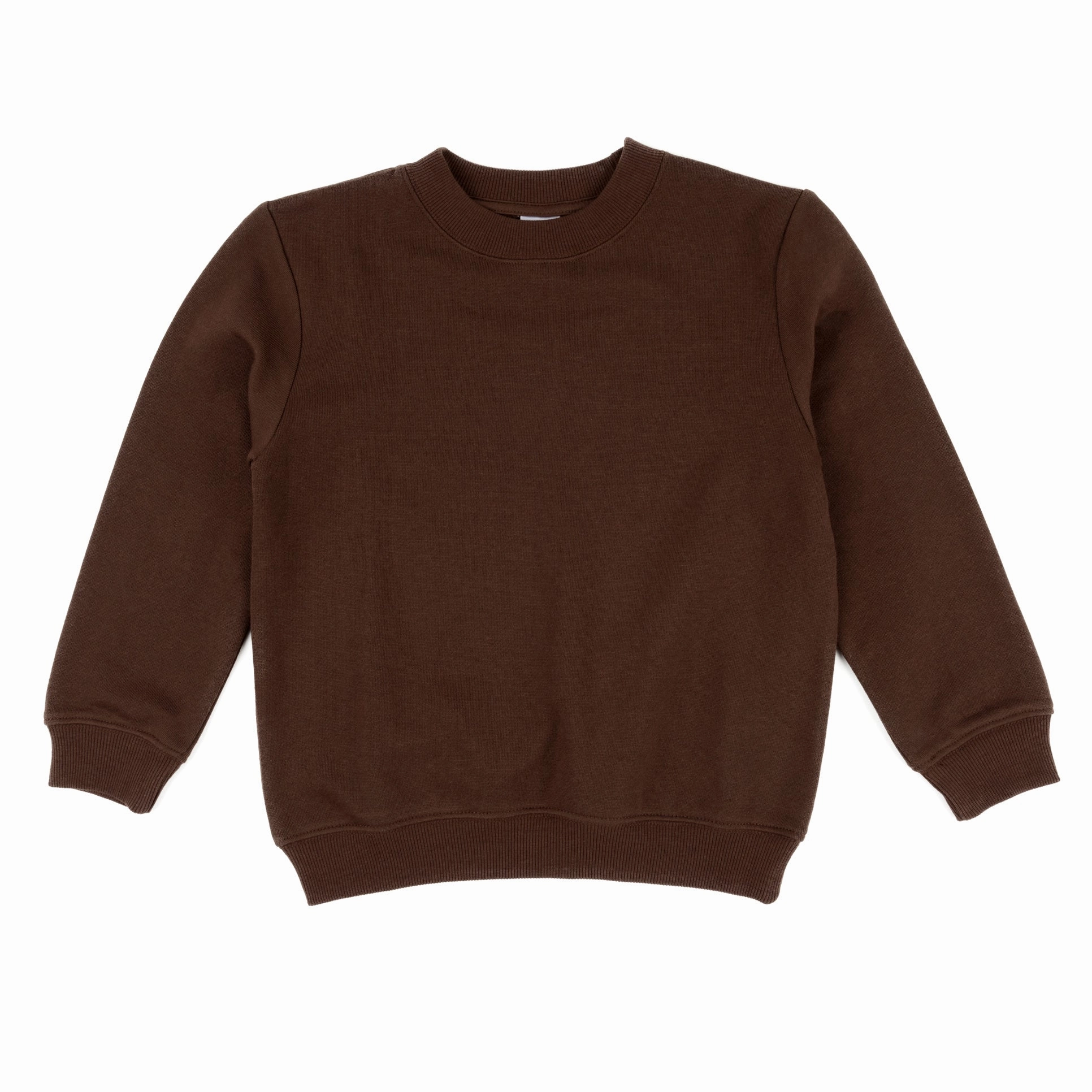 Kids Long Sleeve Sweatshirt Neutral Solid Color Boys Half Zip Pullover