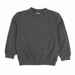 Kids Long Sleeve Sweatshirt Neutral Solid Color boys cable knit, zip up knitwear boys