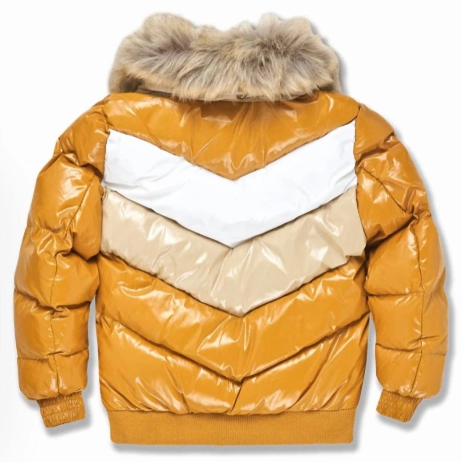 Kids Sugar Hill Puffer Jacket In Wheat Boys Waterproof Parka