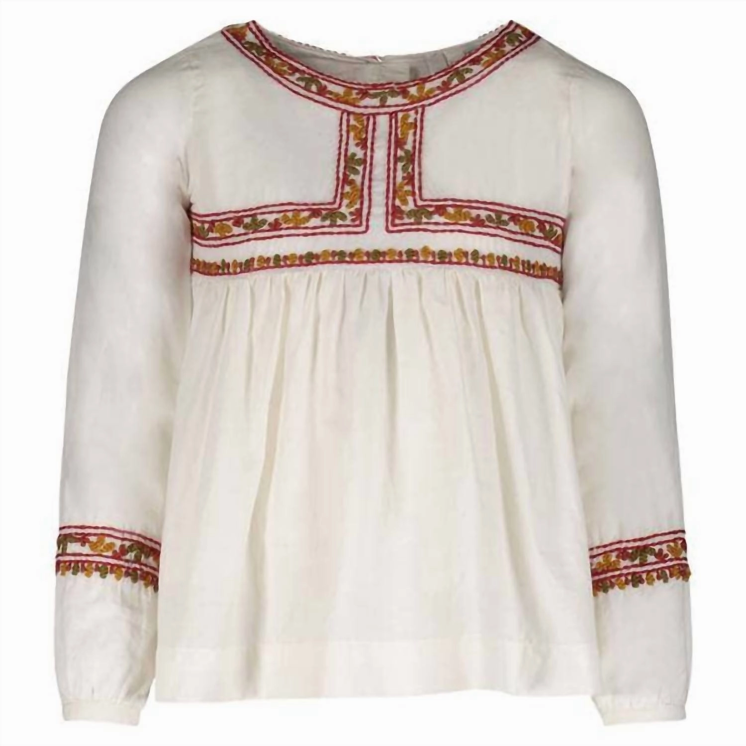 Leonora Blouse In Ivory Girls Tunic Top