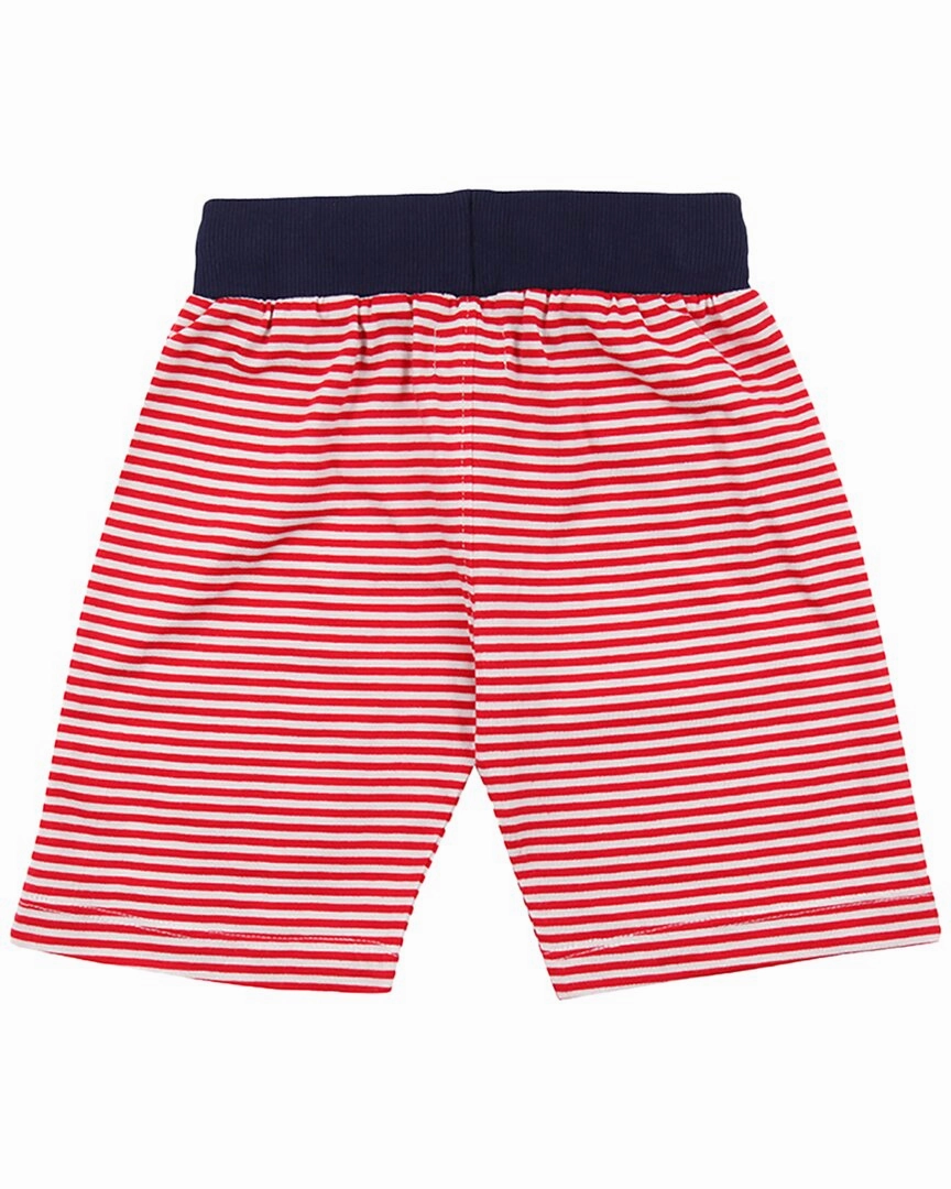 Lilly and Sid 2pk Happy Ice/Stripe Short Boys Drawstring Athletic Shorts