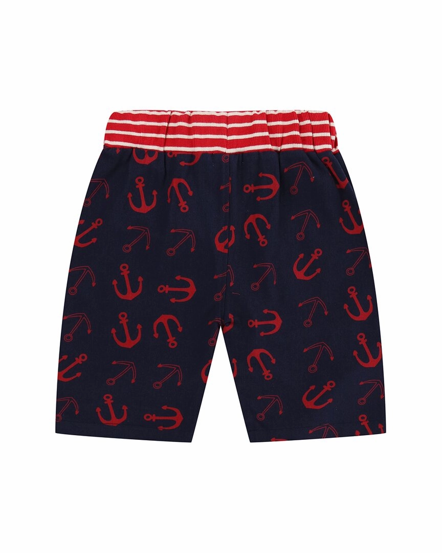 Lilly and Sid Anchor Board Short Boys Drawstring Athletic Shorts