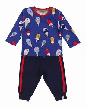 Lilly and Sid Happy Ice Jogger Set winter jackets for boys, lightweight puffer boys
