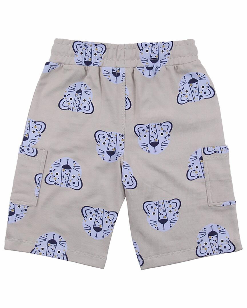 Lilly and Sid Lenny Leopard Cargo Short Boys Drawstring Athletic Shorts