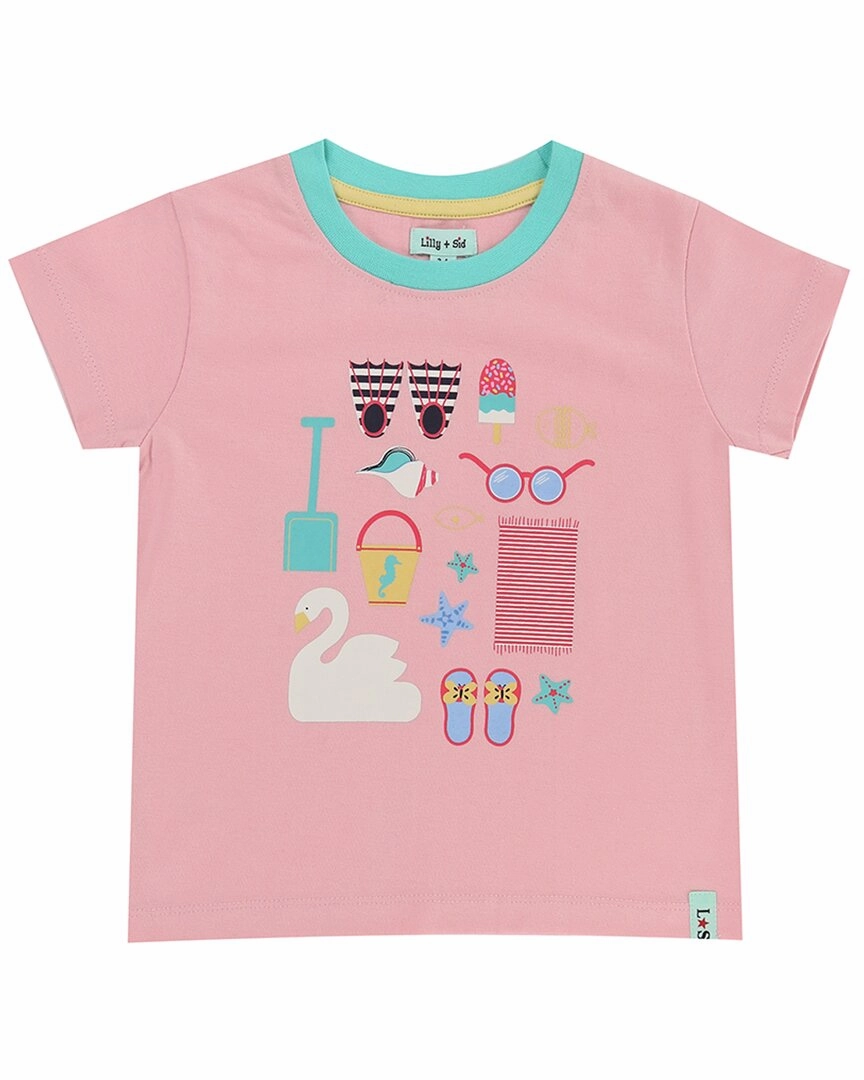 Lilly and Sid Lilly Beach Kit T-Shirt ruffle tops girls, long sleeve tees girls