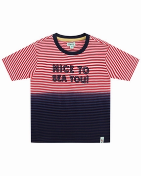 Lilly and Sid Sea You Dip Dye T-Shirt graphic tees for boys, polo shirts boys