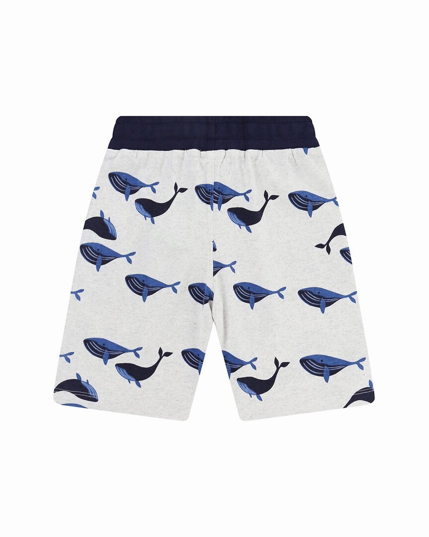 Lilly and Sid Whales Short Boys Drawstring Athletic Shorts
