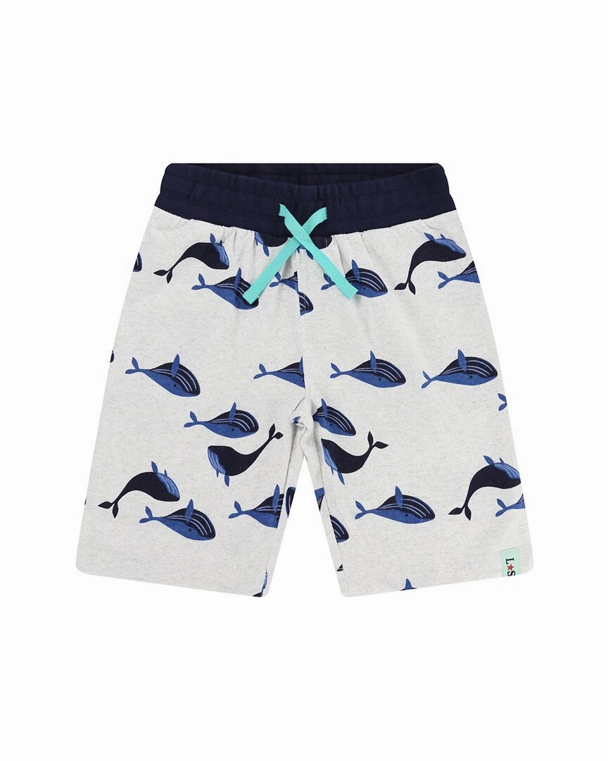 Lilly and Sid Whales Short boys athletic shorts, cargo shorts boys