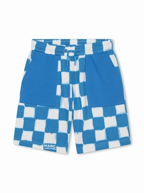 Little Marc Jacobs Boys Spray-Paint Cotton Bermuda Shorts boys athletic shorts, cargo shorts boys