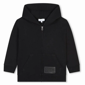 Little Marc Jacobs Boys Zip-Up Hooded Sweatshirt boys cable knit, zip up knitwear boys