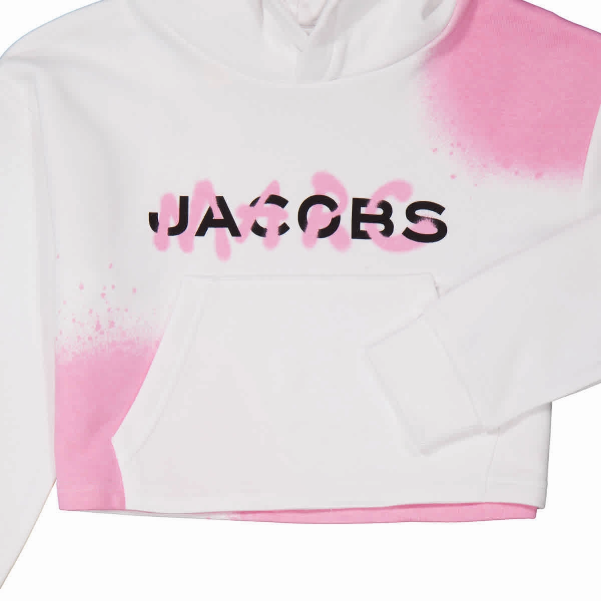 Little Marc Jacobs Girls Spray Paint-Effect Hoodie Girls Tunic Top