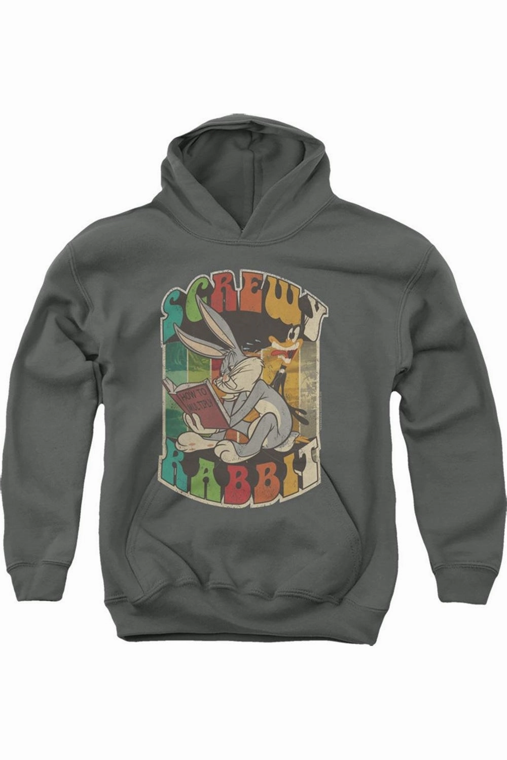 Looney Tunes Screwy Rabbit Youth Pull Over Hoodie / Hooded Sweatshirt graphic tees for boys, polo shirts boys