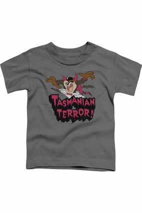Looney Tunes Taz Terror Short Sleeve Juvenile Tee / T-Shirt graphic tees for boys, polo shirts boys