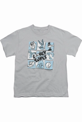Looney Tunes The Looney Bunch Short Sleeve Youth Tee / T-Shirt graphic tees for boys, polo shirts boys